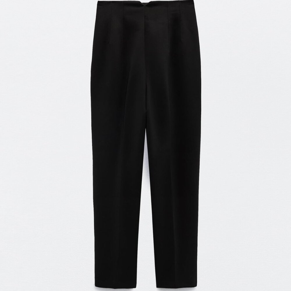 Zara Black Ankle Cropped Pants